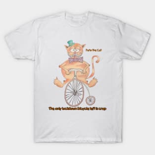 Furlo the Cat has the last bike this lock down T-Shirt